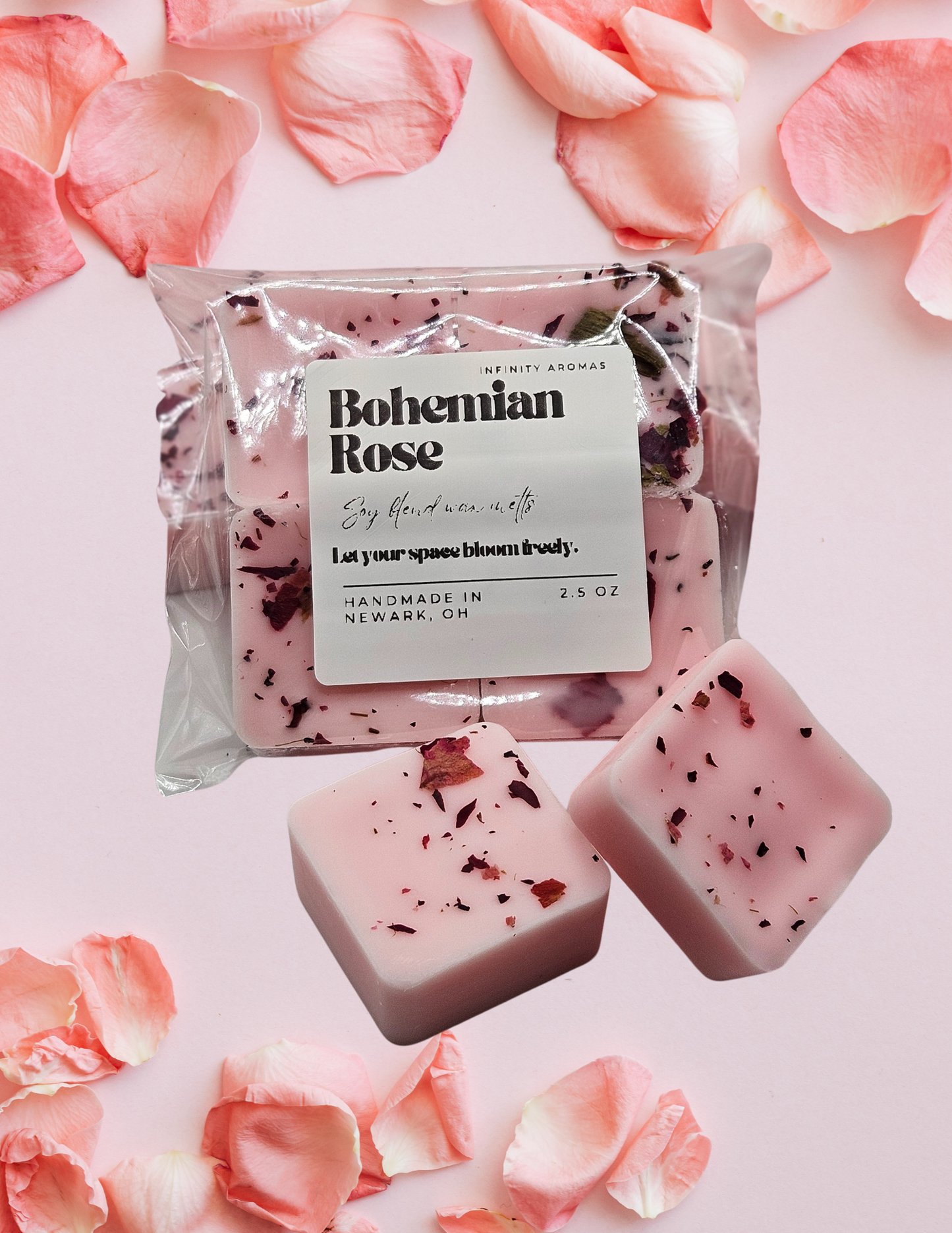 Bohemian Rose Cube Melts