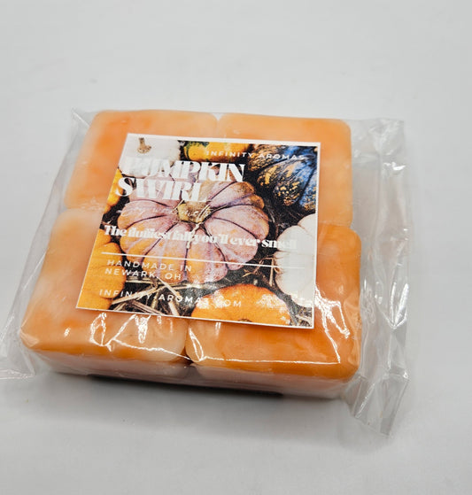 Pumpkin Swirl Wax Melt Cubes
